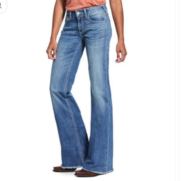 Ariat Carolina Perfect Rise Trouser Jean Size 28 Long - Picture 1 of 9